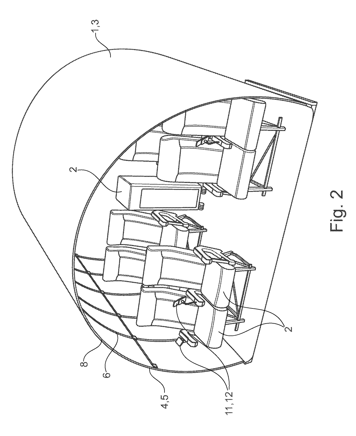 Method for checking the radio characteristics of a means of transport