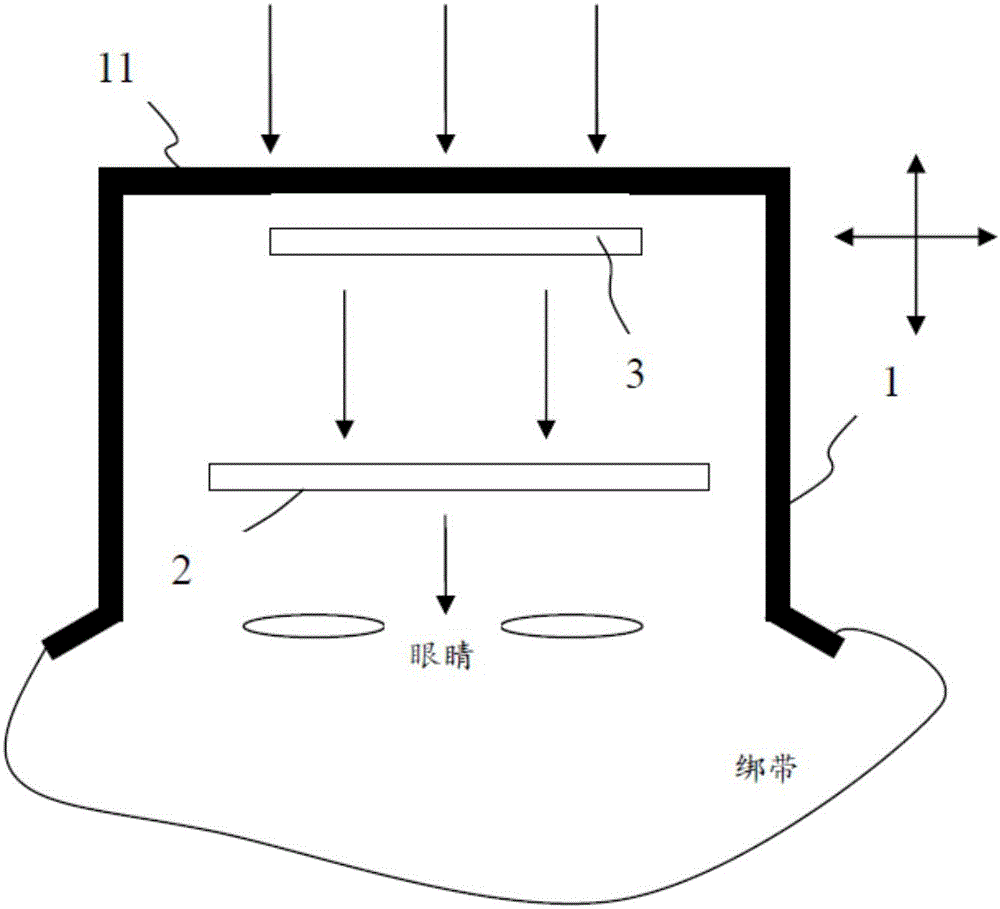 Mobile phone large screen displaying device and aerial photography system