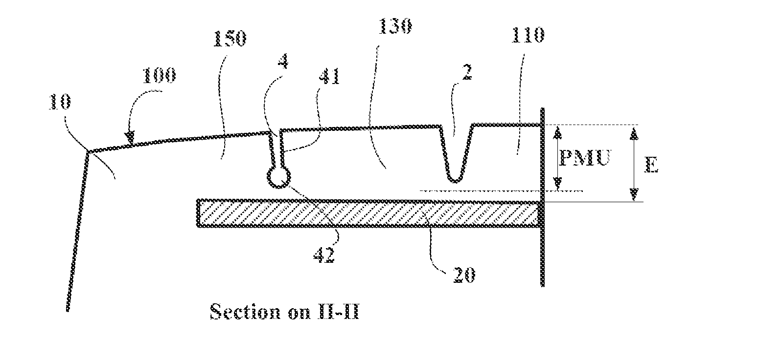 Heavy goods vehicle driven axle tire tread