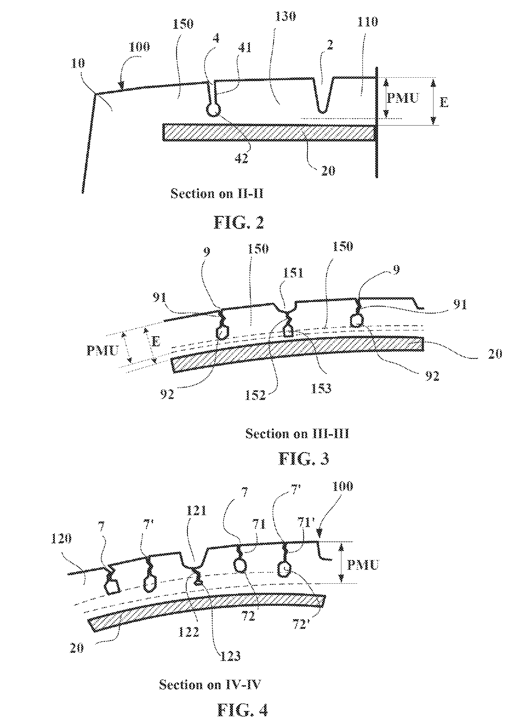 Heavy goods vehicle driven axle tire tread