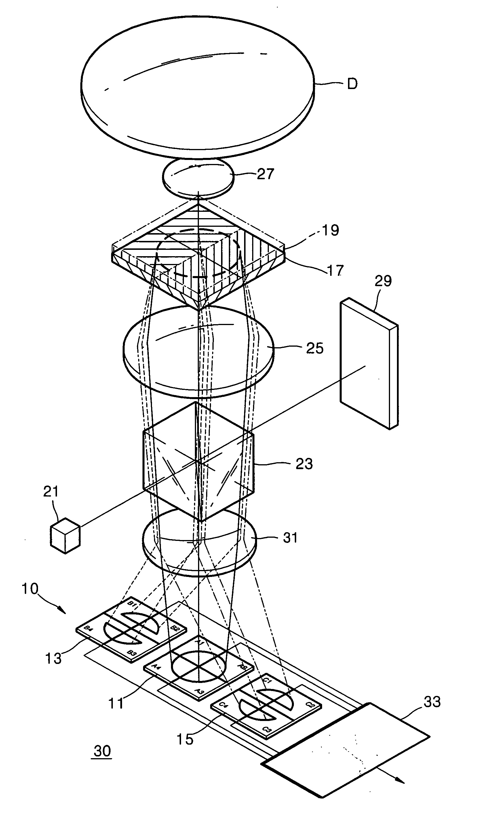 Optical pickup including polarization holographic optical element and photodetector