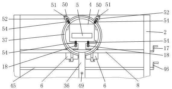 Equipment without downward bending and cooling used for plastic extrusion molding