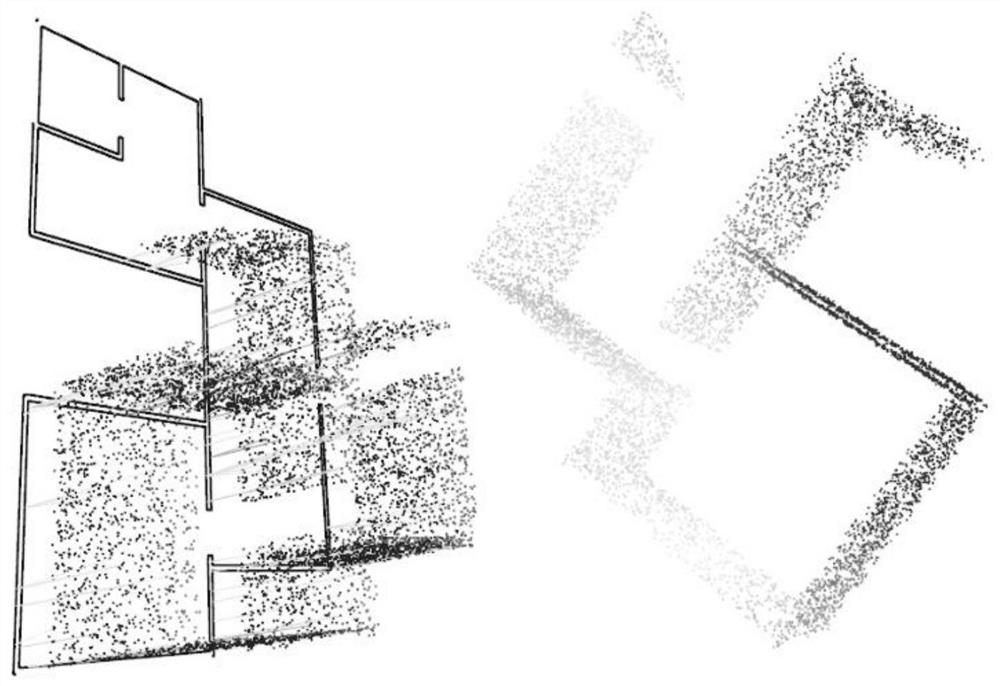 Visual indoor positioning method and system based on architectural planar graph prior information