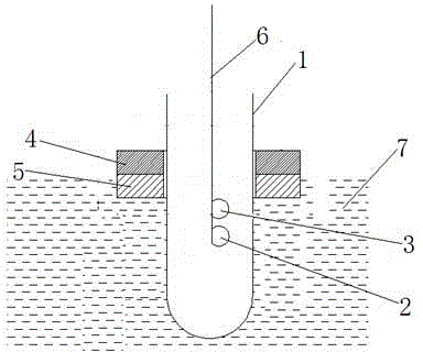 Liquid level monitoring device of infrared storage battery