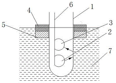 Liquid level monitoring device of infrared storage battery