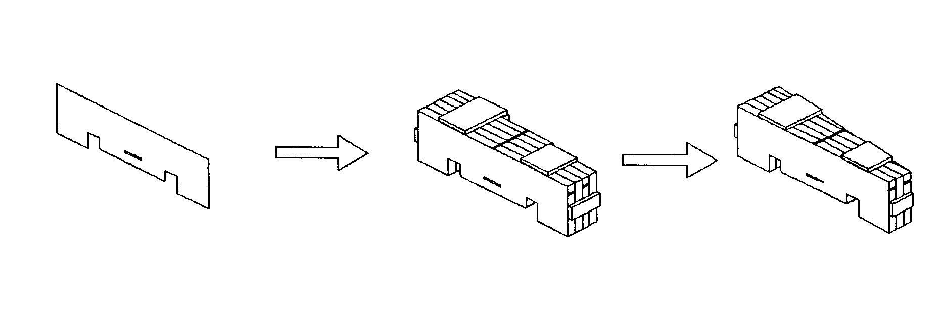 Method for manufacturing large-size superconducting magnet laminated iron core