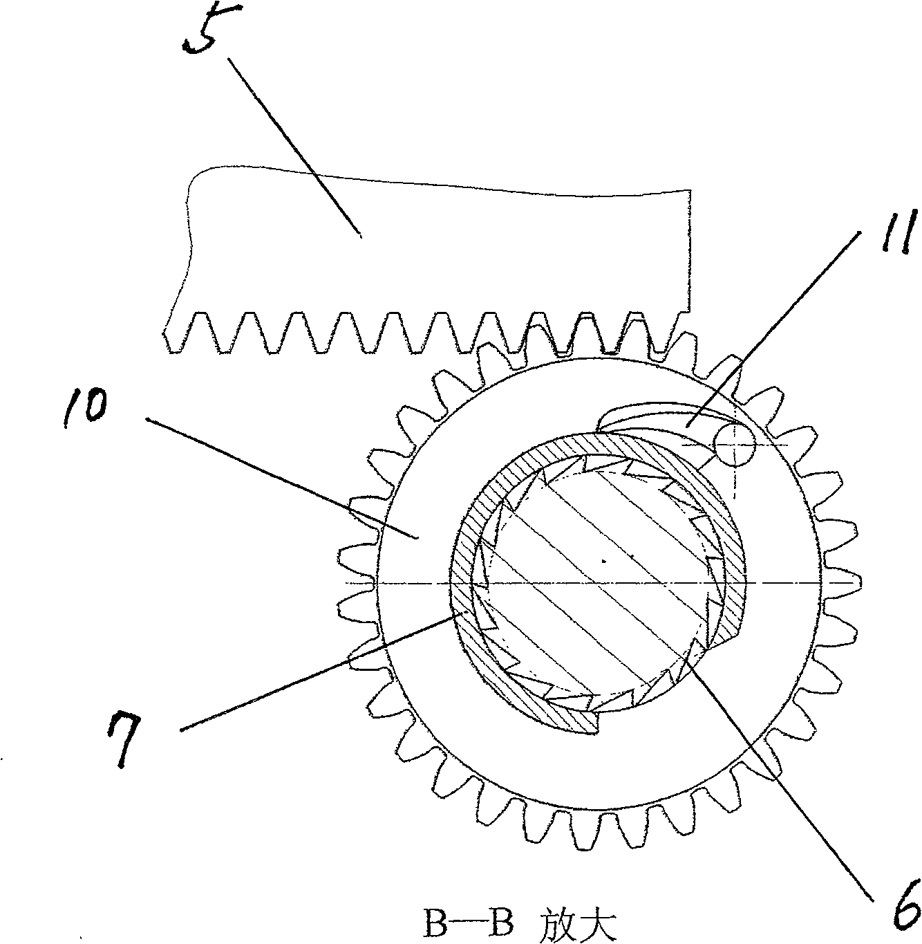 Automatic regulating arm for automobile braking