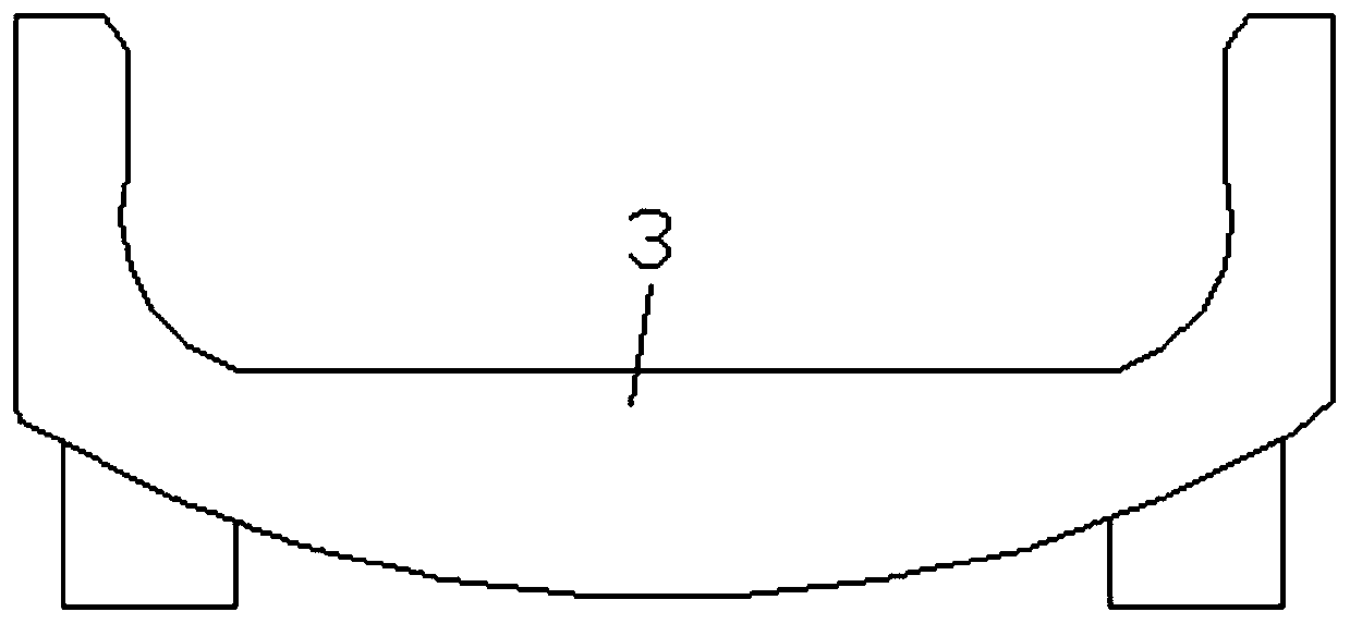 Processing fixture for milling plane of upper cover plate