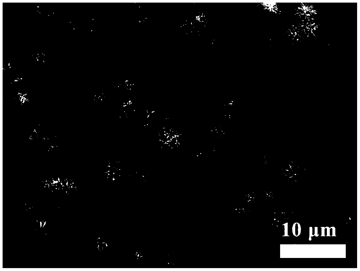 Application of chestnut-shaped graded manganese selenide/carbon composite material as lithium ion battery anode material