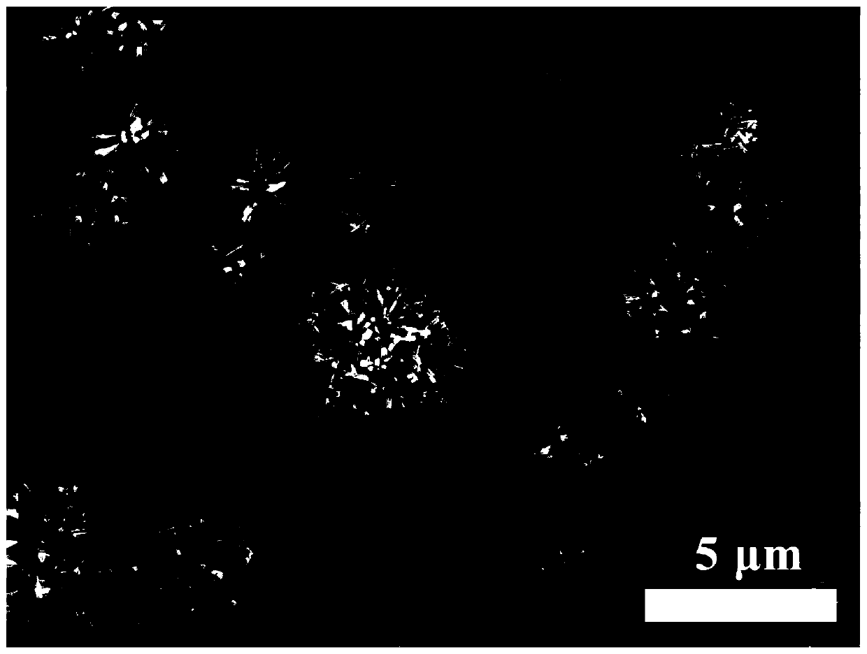 Application of chestnut-shaped graded manganese selenide/carbon composite material as lithium ion battery anode material