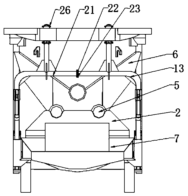 Hot metal bottle heat preservation protection device on hot metal vehicle