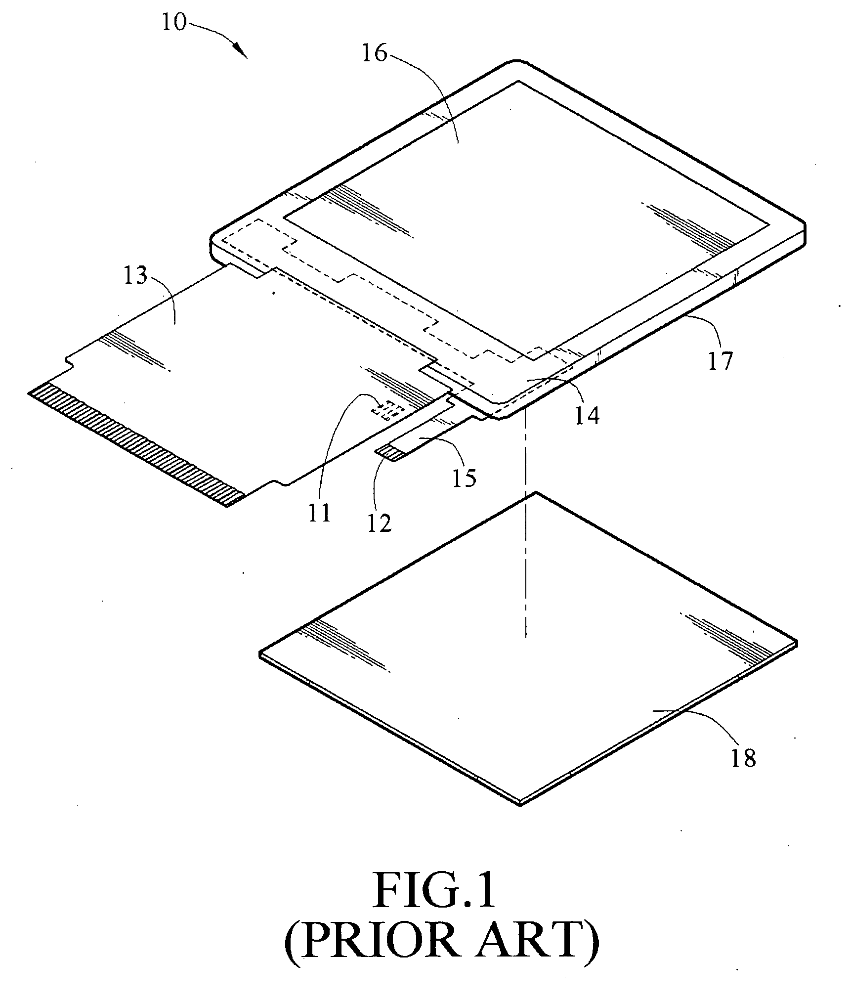 Connecting structure of printed circuit board of liquid crystal display module