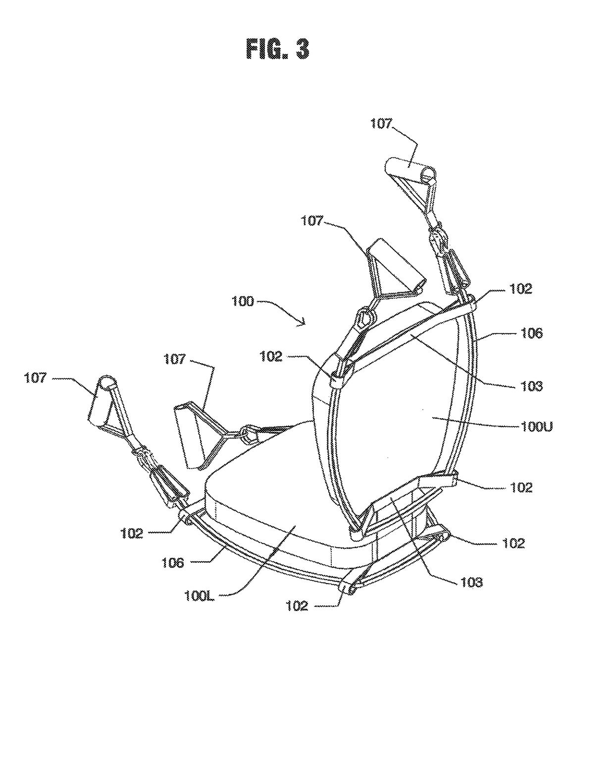 Portable exercise device for resistance exercises