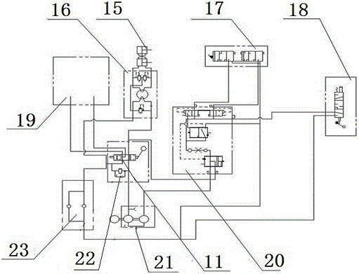 A service device for mechanized hanging metal mesh