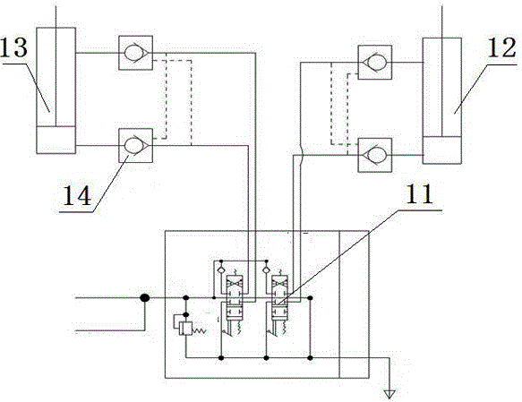 A service device for mechanized hanging metal mesh