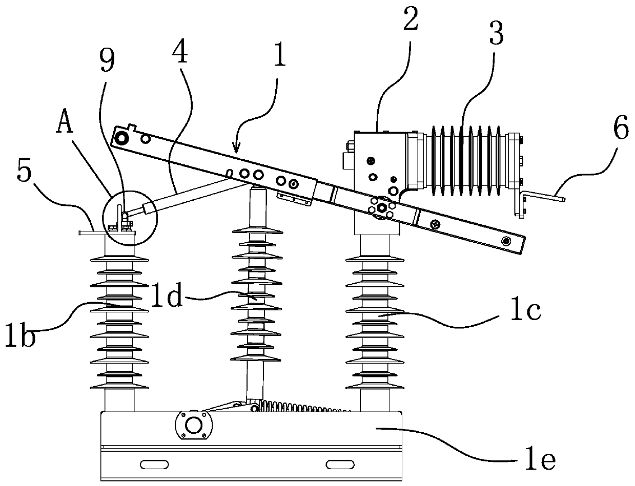 A vacuum isolating load switch