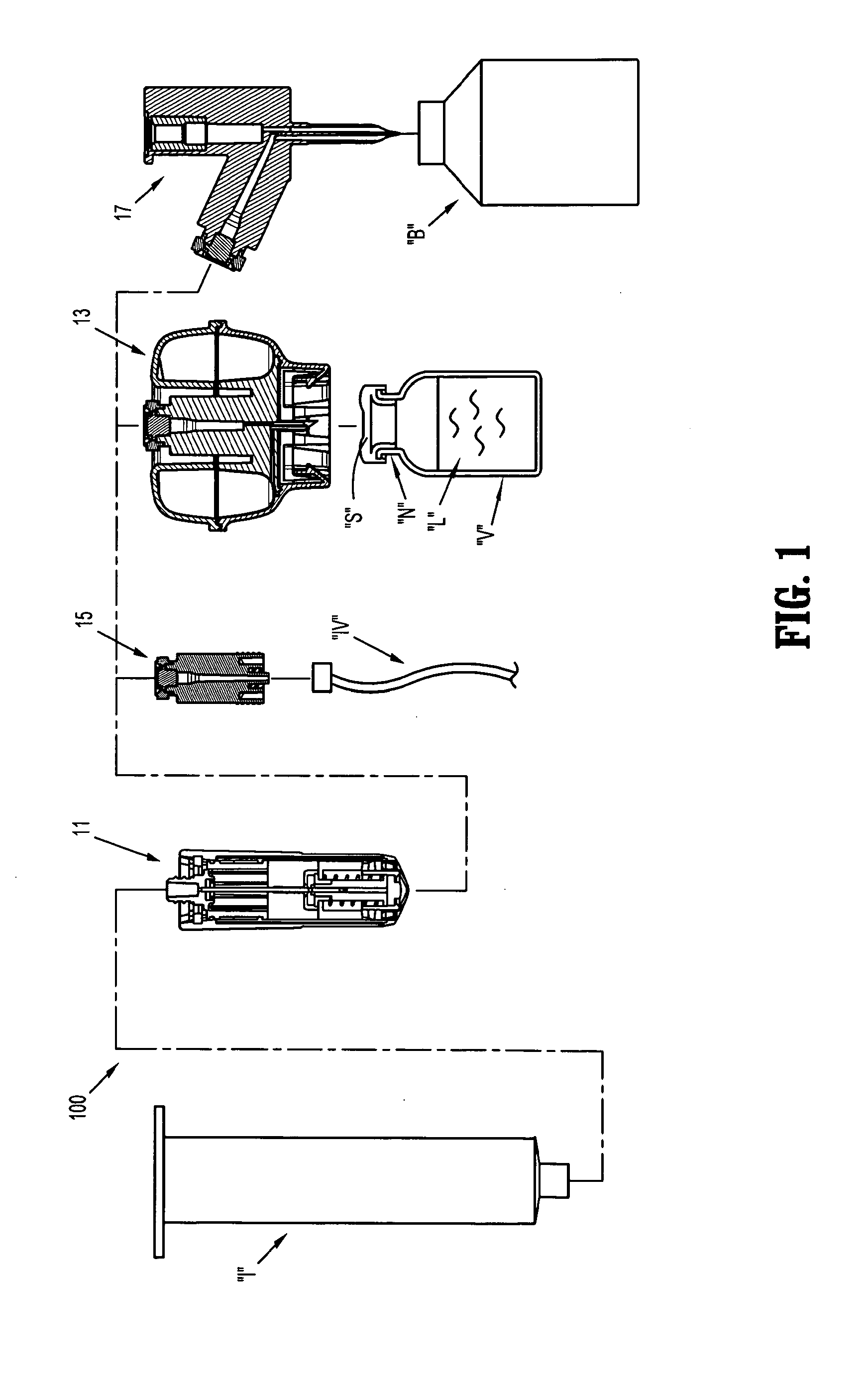 Closed fluid transfer system