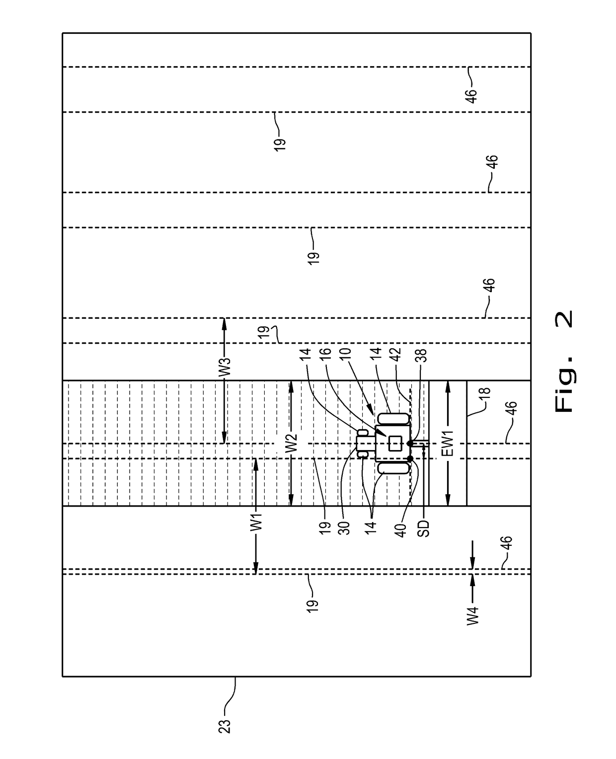 Device and method for guiding agricultural vehicles