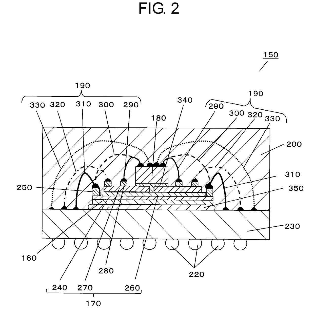 Semiconductor device, package, and vehicle