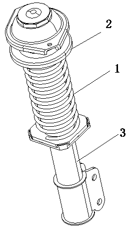 A shock absorbing device for new energy vehicles that is easy to install