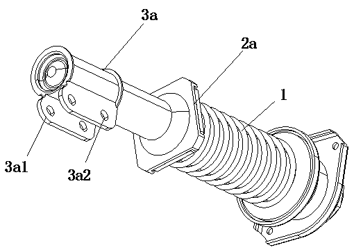 A shock absorbing device for new energy vehicles that is easy to install