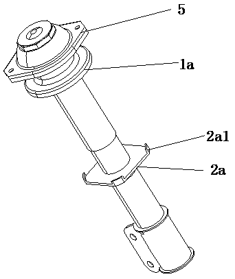 A shock absorbing device for new energy vehicles that is easy to install