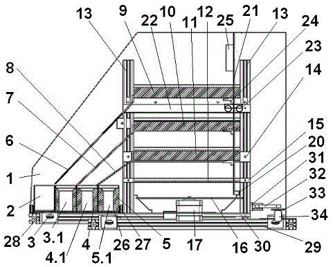 Push layer type coin classifying machine