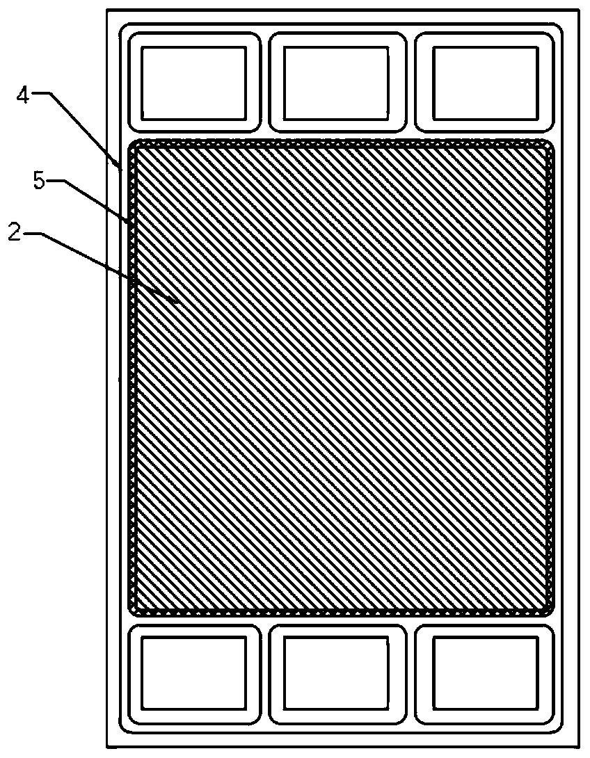 Fuel cell bipolar plate sealing structure and sealing method