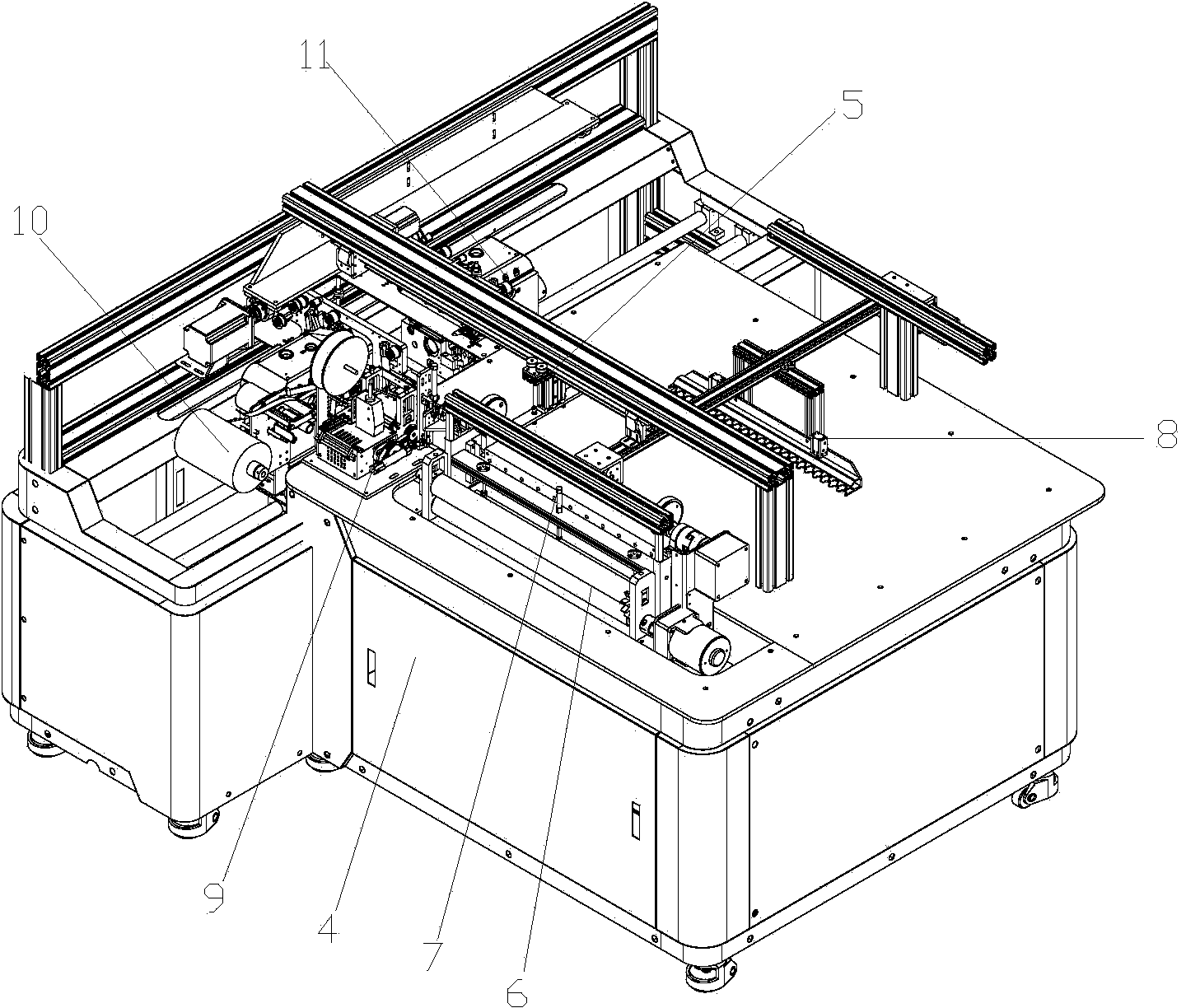 High-efficiency towel machine