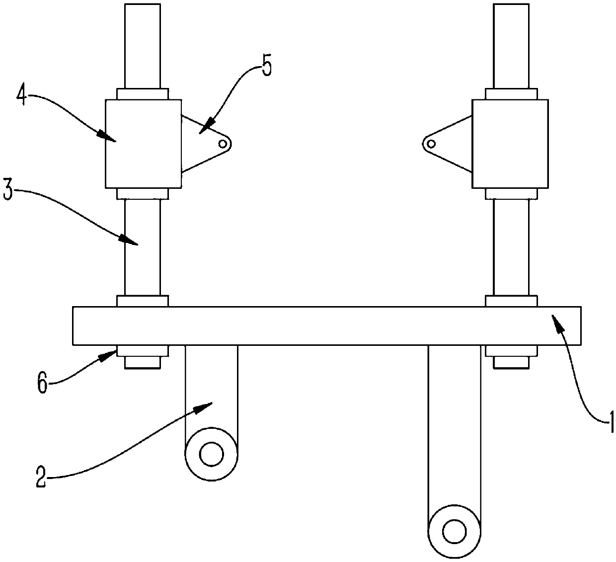 A power steering pump mounting bracket