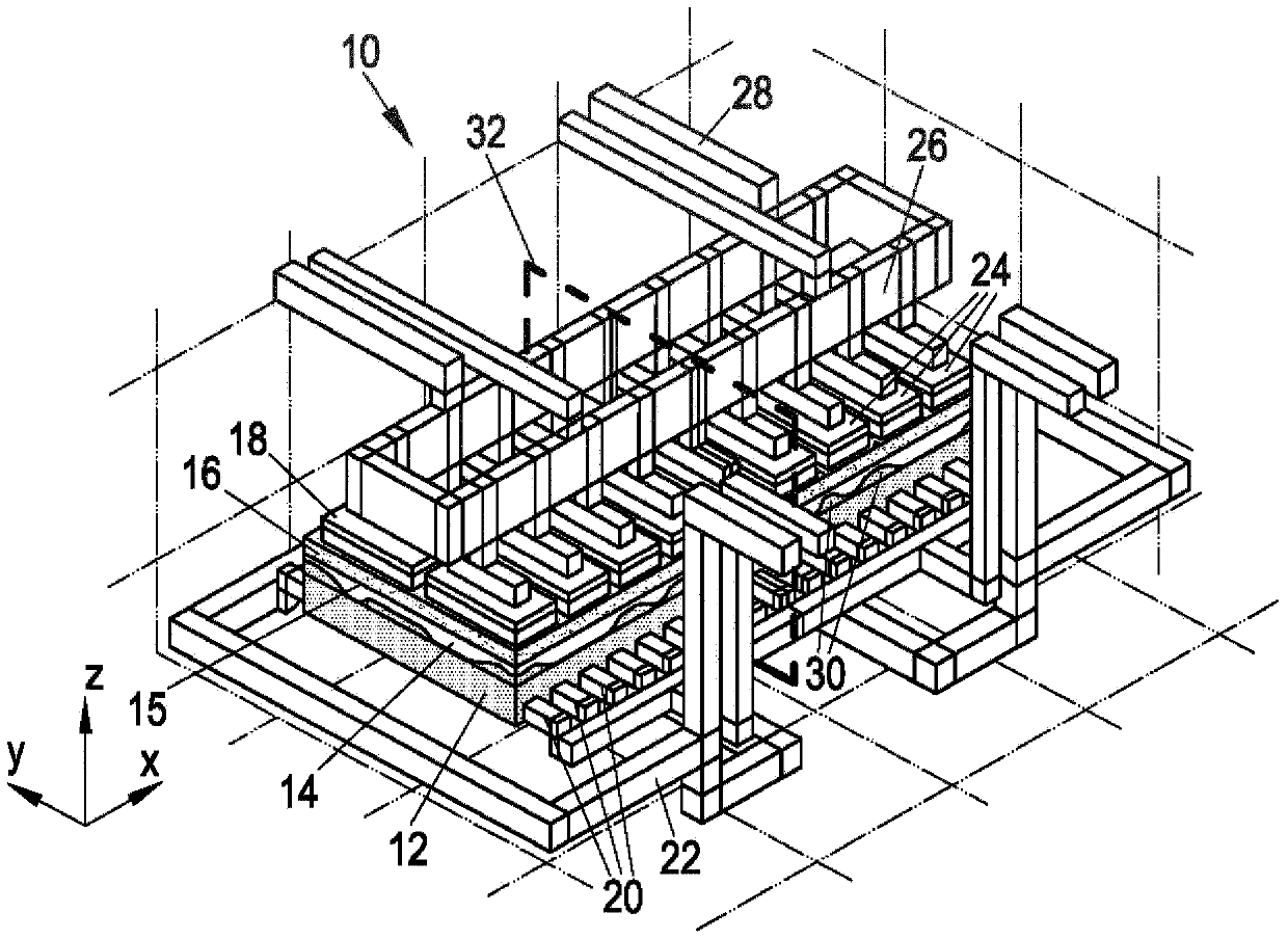 Electrolysis cell and cathode with irregular surface profiling