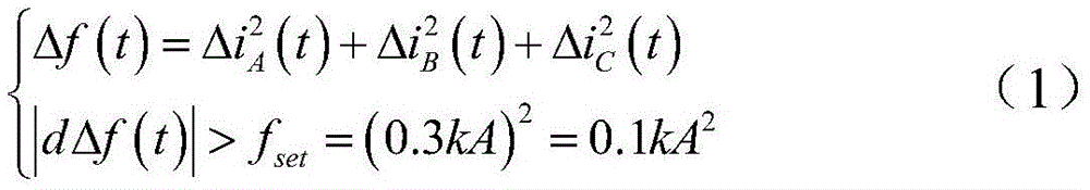 Time difference method based adaptive half wavelength line differential protection method