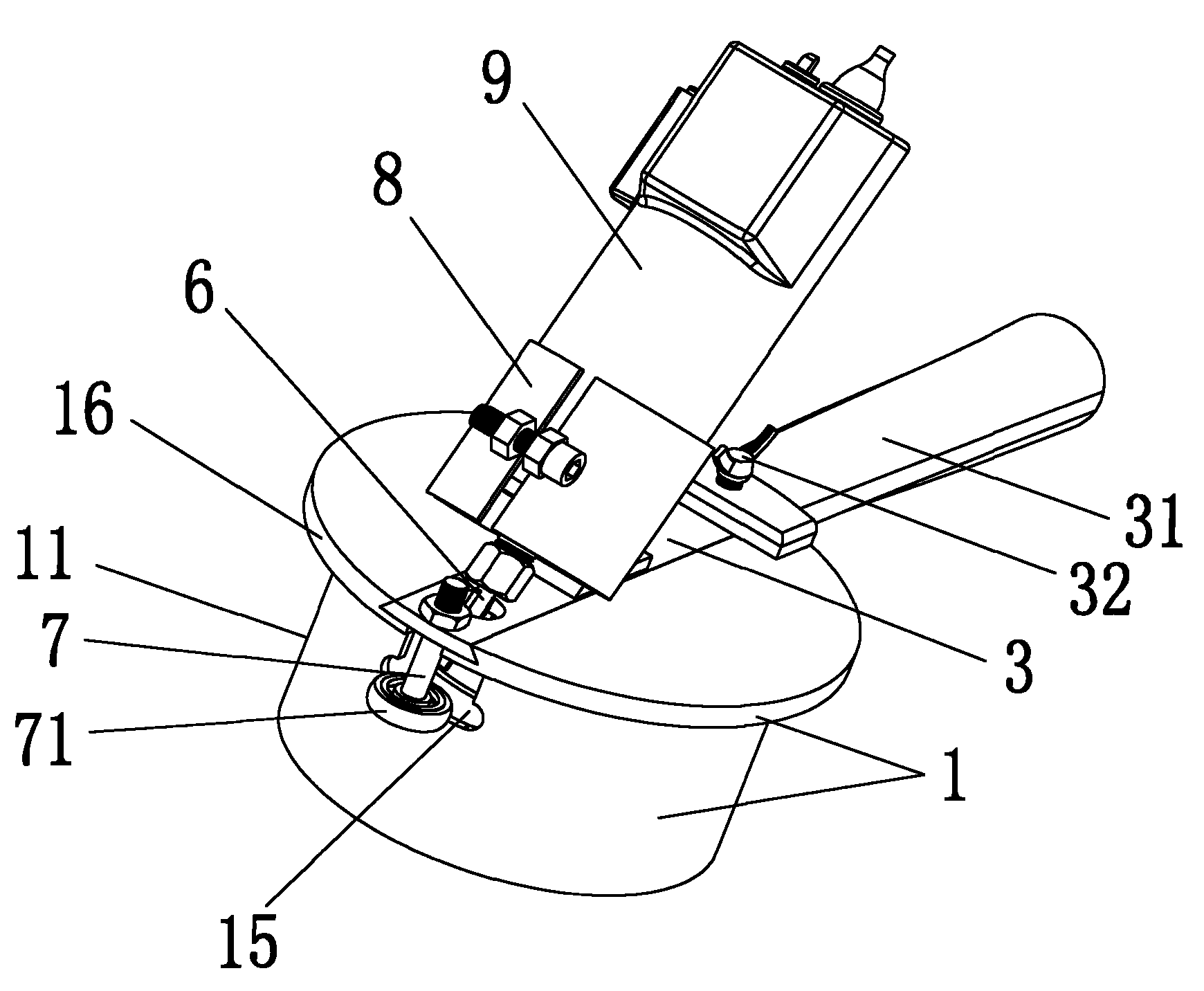 Pipe beveling machine