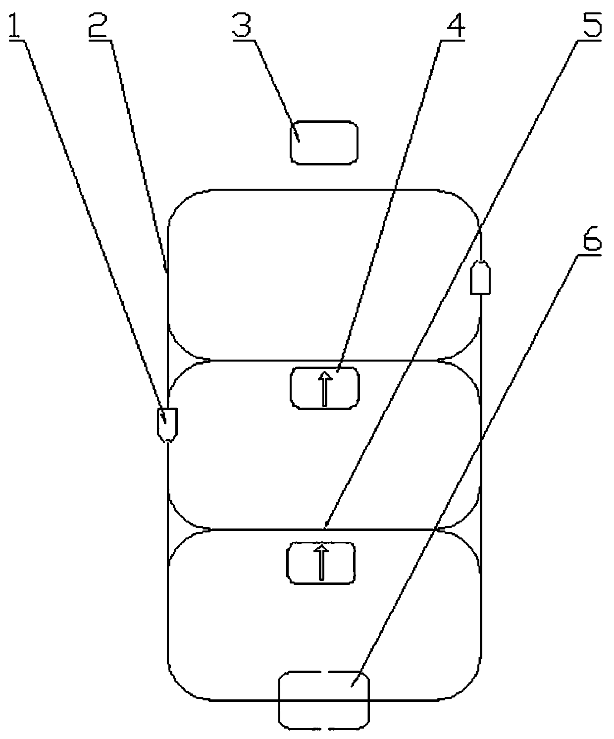 Unmanned logistics vehicle control system with optimized walking path and control method thereof