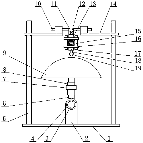 Cambered surface part polishing device