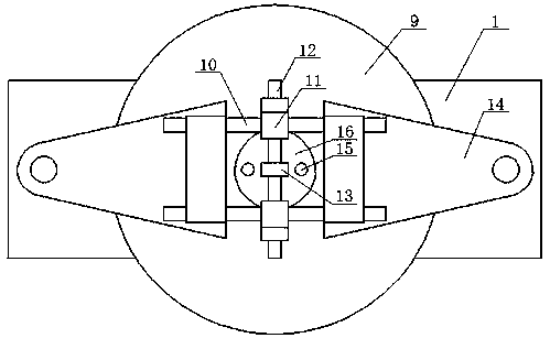 Cambered surface part polishing device