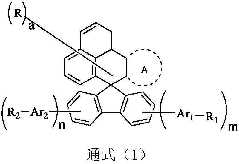 Compound taking triarylamine as core, and preparation method and application of compound