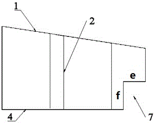 A mortise and tenon type slope protection recycled concrete block and its construction equipment and technology