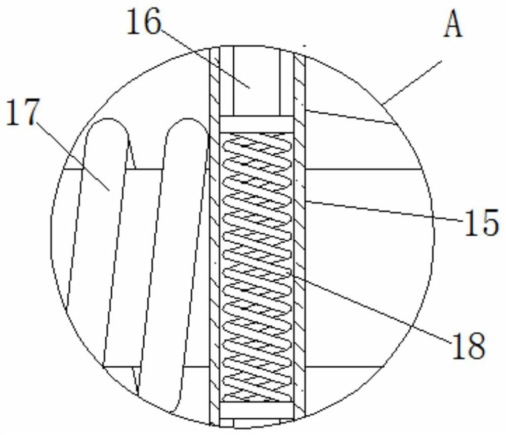 A door lock tamper-resistant device based on gear transmission