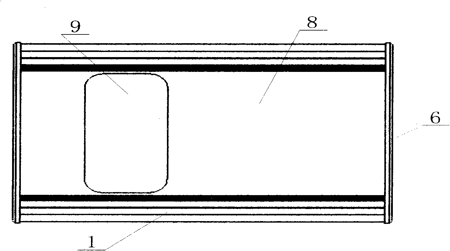 Shade-body external heat conduction and dissipation type full-power LED (Light Emitting Diode) lamp