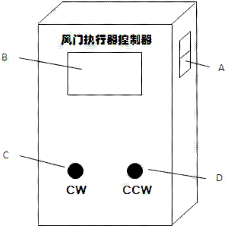 Portable air door actuator controller of automobile air conditioner