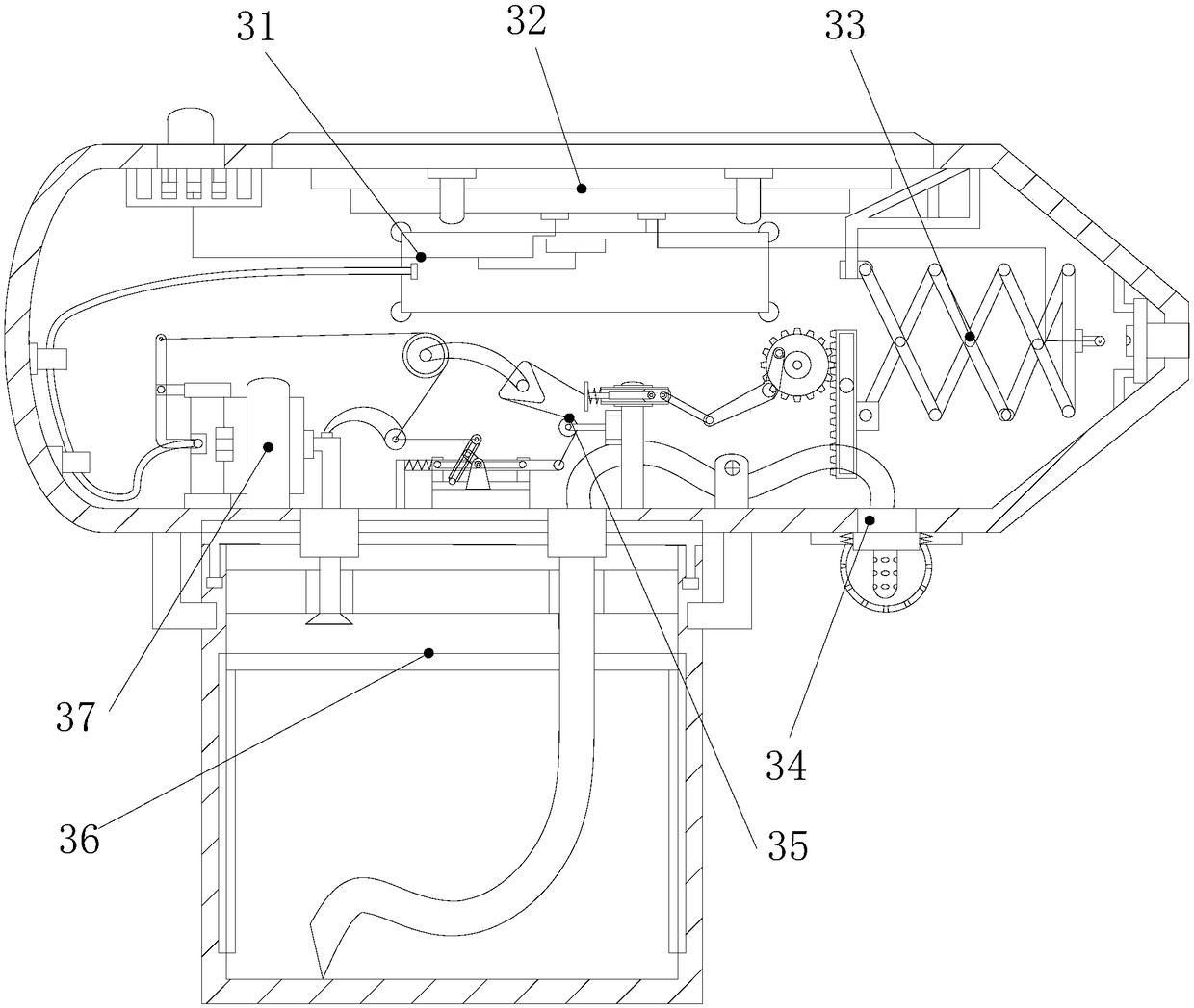 Novel unmanned aerial vehicle pesticide spraying device