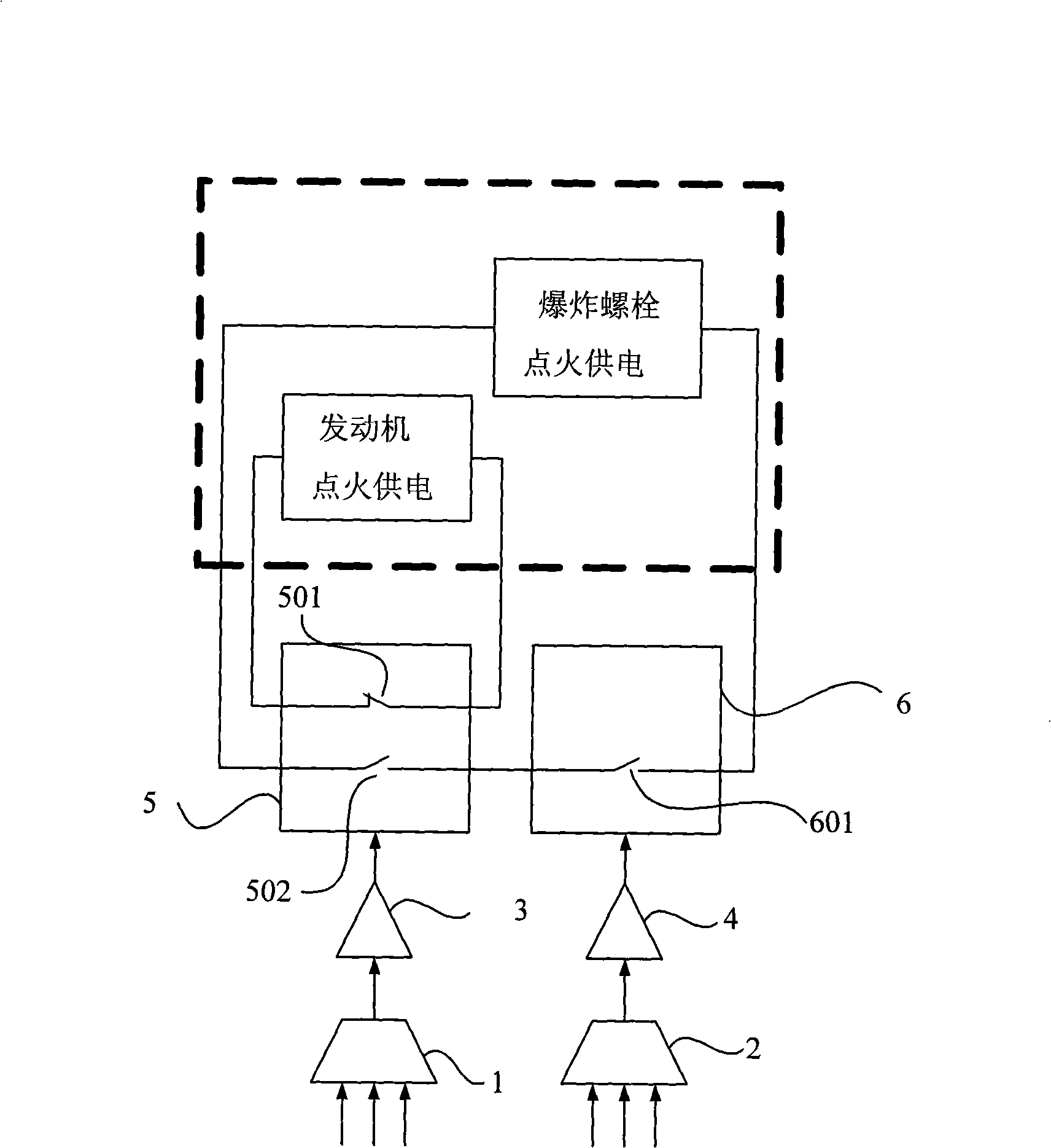 Middle-small unmanned aircraft parachute descent recovery control device and control method thereof