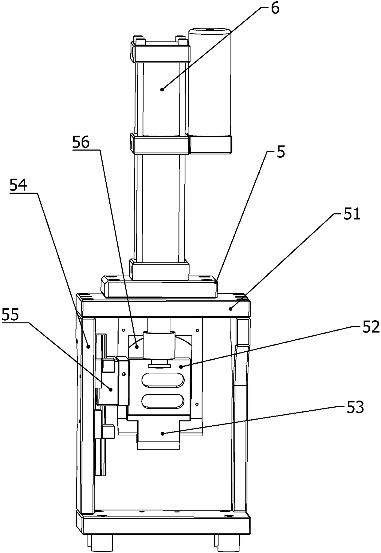 Closed-mouth zipper cutting-off machine