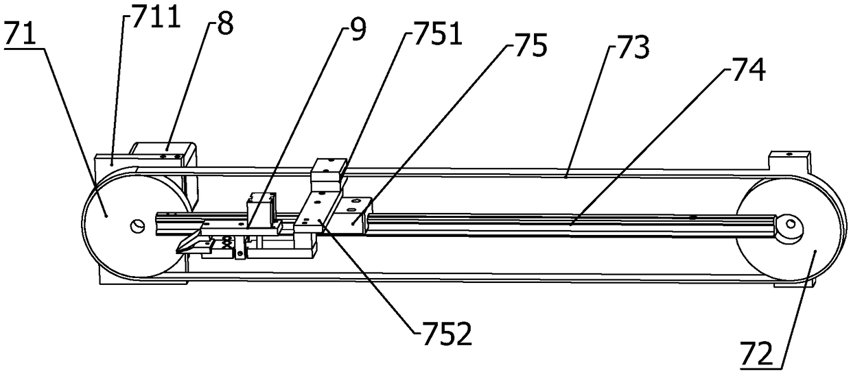 Closed-mouth zipper cutting-off machine