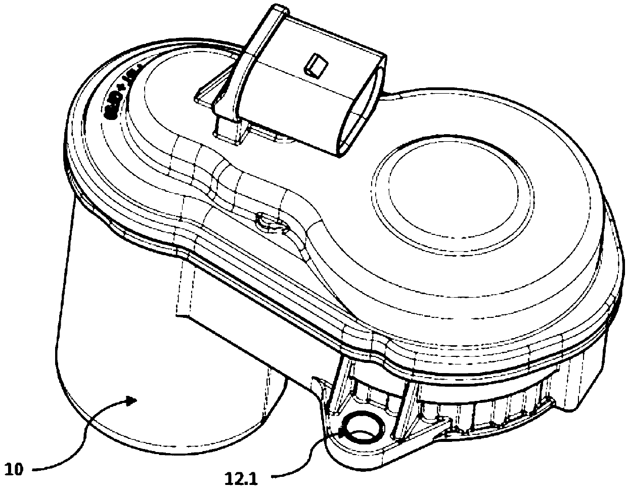 Electronic parking brake actuating mechanism