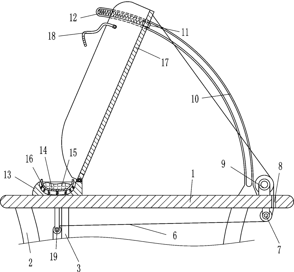 Orthopedic recovery device for elbow fracture