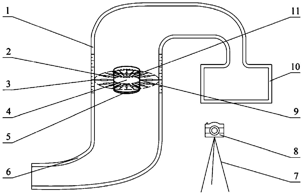 Device and method for measuring unbalanced moment of bottom surface of round valve element