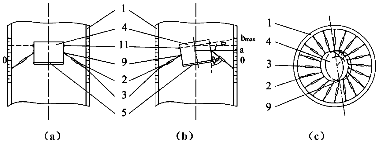 Device and method for measuring unbalanced moment of bottom surface of round valve element