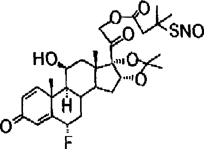 Novel nitric acid esters steroidal compounds